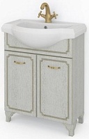 Какса-а Тумба для умывальника Патина 65 бежевая с золотом